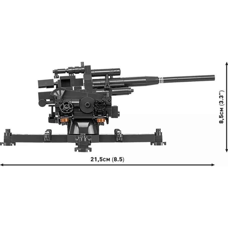 Konstruktionsset Cobi Blöcke 10,5 cm Flak 39 — 339 Teile