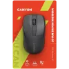 CANYON MW-7, 2,4 GHz kabellose Maus, 6 Tasten, DPI 800/1200/1600, mit 1 AA-Batterie, Größe 110*60*37 mm, 58 g, schwarz