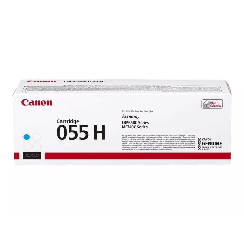 Canon 055H Tonerkartusche 1 Stück Original Cyan