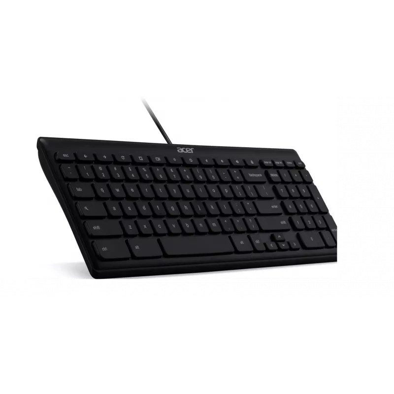 Kabelgebundene USB-Tastatur Acer GP.KBD11.04F — Full-Size QWERTY US International, Schwarz, 1,45 m Kabel