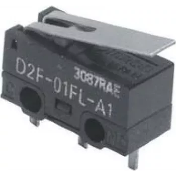 Omron D2F-01L2 Mikroschalter 30 V/DC 0,1 A 1 x ein/(ein) 1 Stück Beutel
