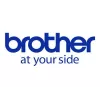 Brother Gloss Laminated Labelling Tape - 12mm, Schwarz/Weiß, 10-pk Etikettierband TC