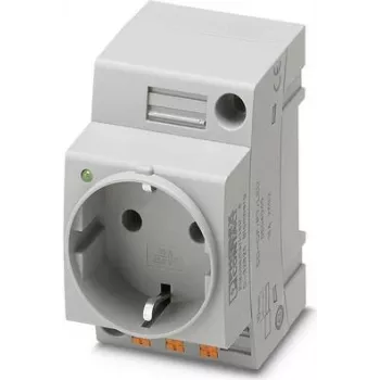 Phoenix Contact Schaltschrank-Steckdose EO-CF/PT/LED Grau 1 Stück (804040)