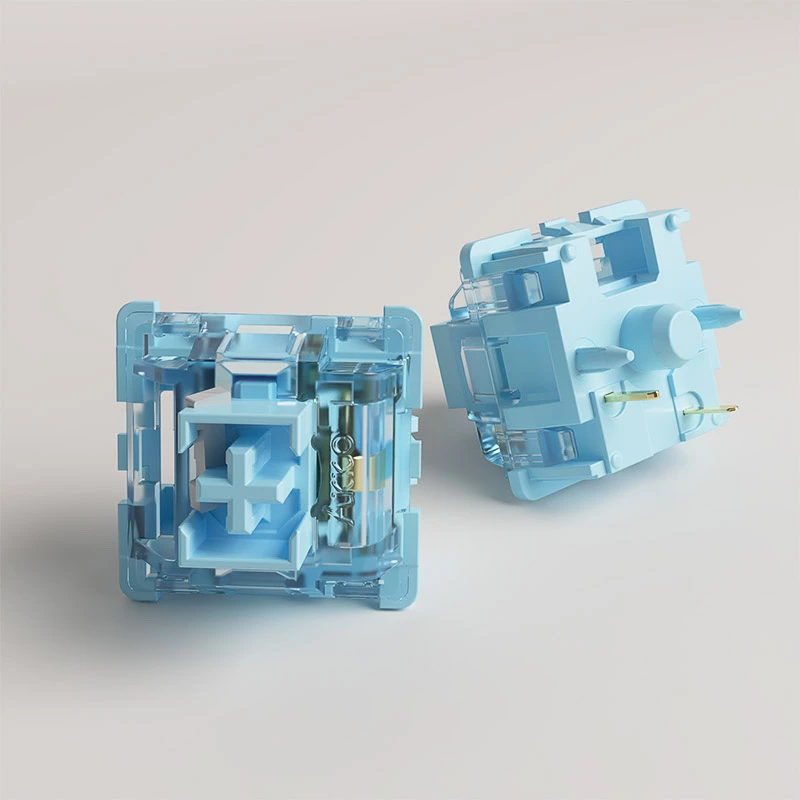 AKKO V3 Pro Cream Blue mechanische Switches, 5-Pin, taktil, 45 g, 45 Stück