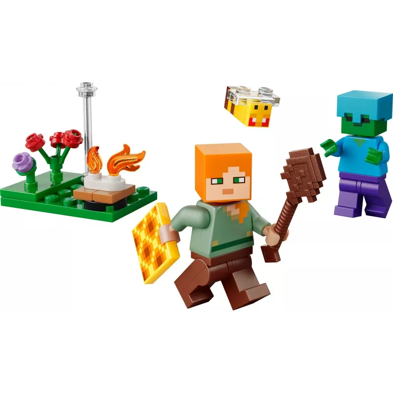 Bricks Minecraft 30732 Alexs Lagerfeuer-Konflikt