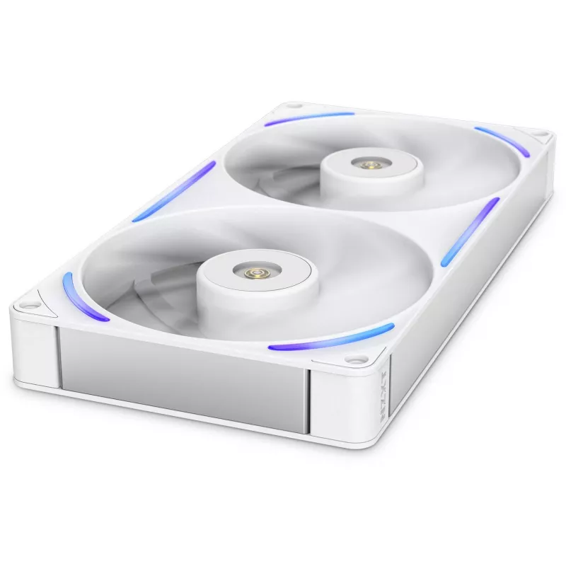 NZXT F280X RGB 140mm ARGB Gehäuselüfter - Weiß, 2er-Pack