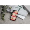 Smartphone-Hülle iKins für iPhone XS / iPhone XS Max Short Cake Schwarz Schutzhülle