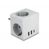 Netzstecker-Adapter Typ F DeLOCK 11496 2 USB-Anschlüsse 5 V 2,4 A 3 A