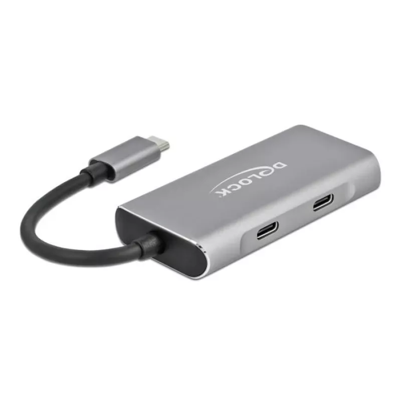USB-Hub DeLOCK Externer USB 10 Gbps USB Typ-C Hub 63260