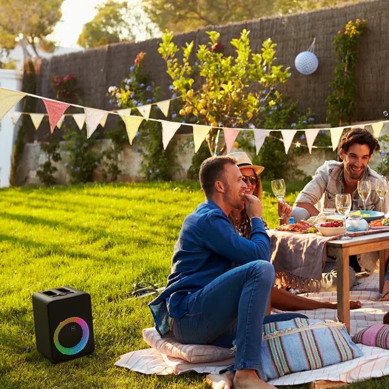 Tragbarer Lautsprecher Tellur Bluetooth Speaker Buzz, Schwarz
