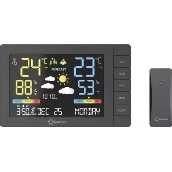 Renkforce Digitale-Wetterstation schwarz (RF-4883632)