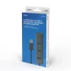 SAVIO USB-A-Hub mit RJ-45 Gigabit Ethernet AK-57 — 3× USB-A + RJ-45, USB 3.2 Gen 1 Micro‑B Host, 5 Gbit/s, 4 Ports, grau