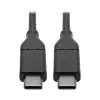Eaton Tripp Lite Series USB-C-Kabel (M/M) - USB 2.0, 5A (100W) ausgelegt, 1,83 m - USB-Kabel - 24-polig USB-C (M) auf 24-polig USB-C (M) - USB 2.0 - 20 V - 5 A - 1,83 m - Formteil