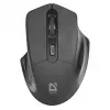 Kabellose optische Maus DEFENDER Datum MB-345 RF, beidhändig/rechtshändig, 1600 DPI, 3 Tasten, USB RF-Empfänger, schwarz