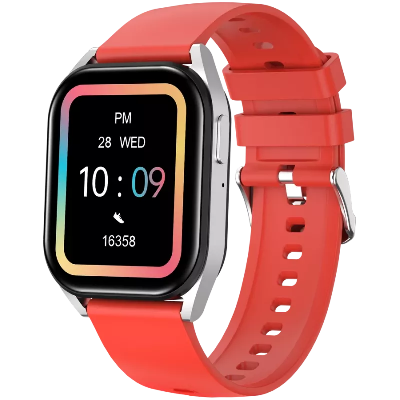 Smart Watch CANYON Chatter SW-58 BT-CALL Silber Rot