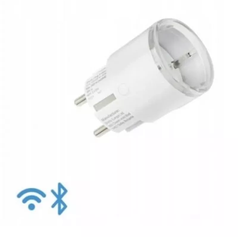 Smart-Steckdose Shelly Plug S Gen3 — Wi‑Fi-Smart-Steckdose mit Energieüberwachung, Typ F, 110–230 V, 2500 W, weiß