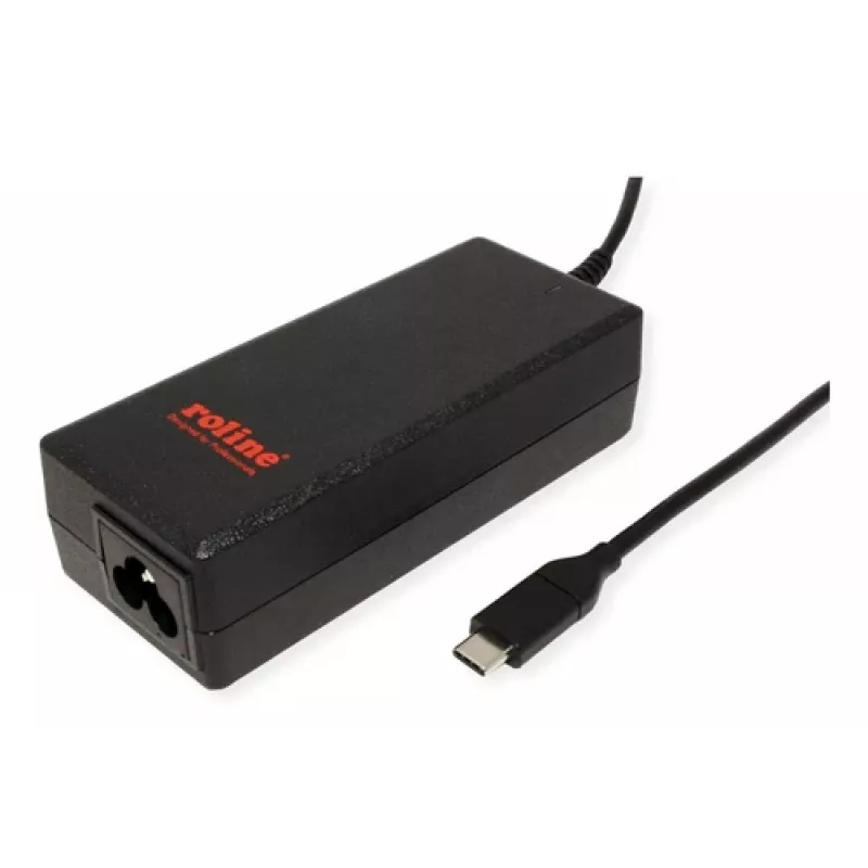 Netzteil ROLINE C5-BU 65W USB Typ C, 65 W Ausgang, USB‑C PD kompatibel
