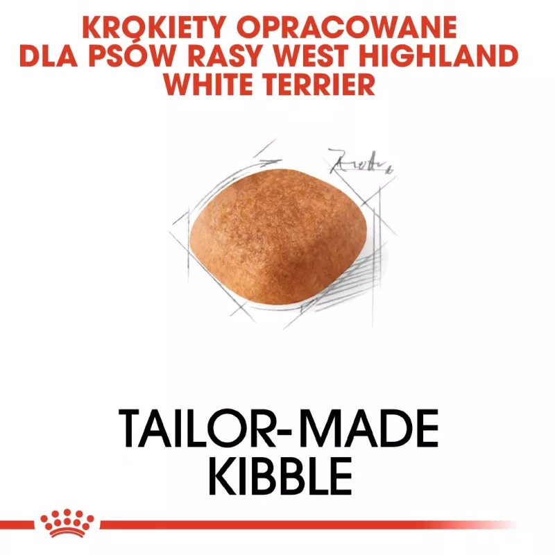Royal Canin BHN West Highland Weiß Terrier Adult - Trockenfutter für ausgewachsene Hunde - 3 kg