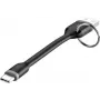 Renkforce RF-3425172 USB-Kabel 0,1 m USB 2.0 USB A USB C Schwarz (RF-3425172)