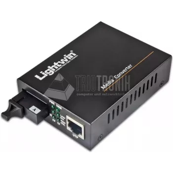 Lightwin Fast Ethernet WDM Converter 100Base-LX, Singlemode, 20KM Medienkonverter (LWC-10/100-SF-S20-A)