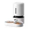 Automatischer Futterspender Aptel Granary mit Doppelnapf 5 L, weiß