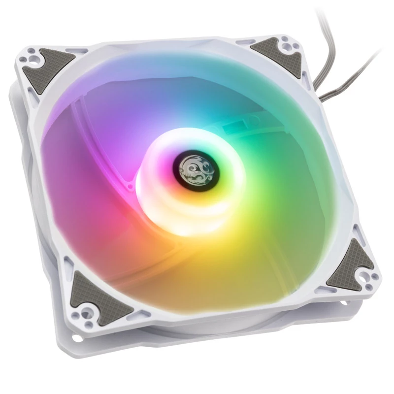 Gehäuselüfter BitsPower Notos RGB PWM 120mm weiß, 3er-Pack