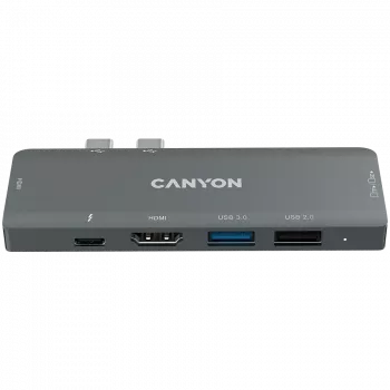 Canyon DS-5 USB 2.0 Type-C Grau SD-Kartenleser 60 Hz