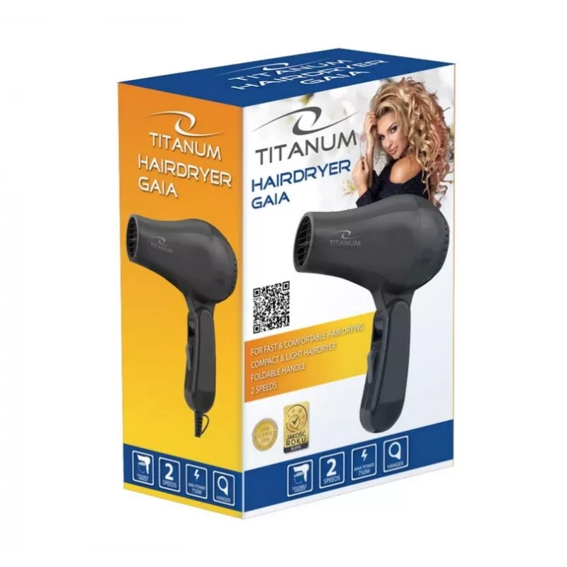 TITANUM TBH003K Haartrockner Schwarz 750 W