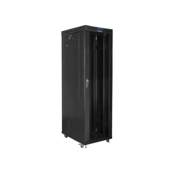Lanberg FF01-6042-12BL Rack-Schrank 42U freistehend Rack Schwarz