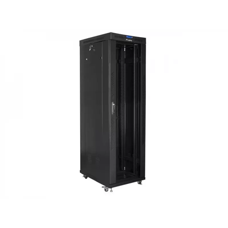 Lanberg FF01-6042-12BL Rack-Schrank 42U freistehend Rack Schwarz