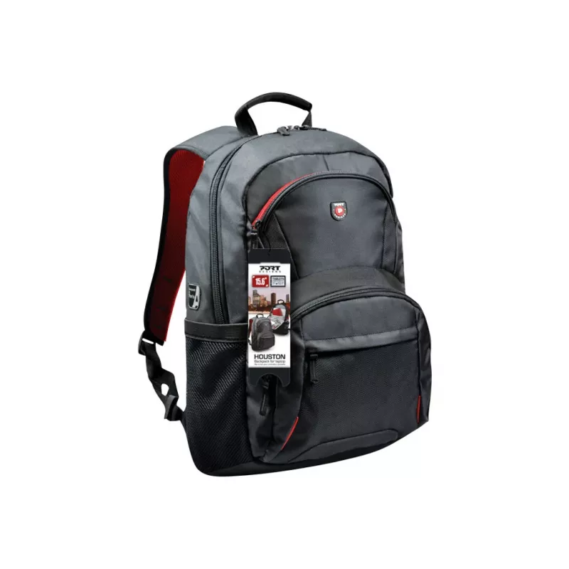 Port Designs Houston Rucksack Casual Rucksack Schwarz Nylon, Polyester