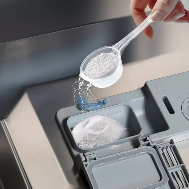 Geschirrspüler-Reinigungspulver FRISCHER FR00122_1000, 1 kg, für automatische Geschirrspüler, Kunststoffdose