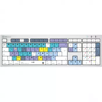 Logickeyboard LKB-RESC-CWMU-UK Tastatur Office USB QWERTY Englisch