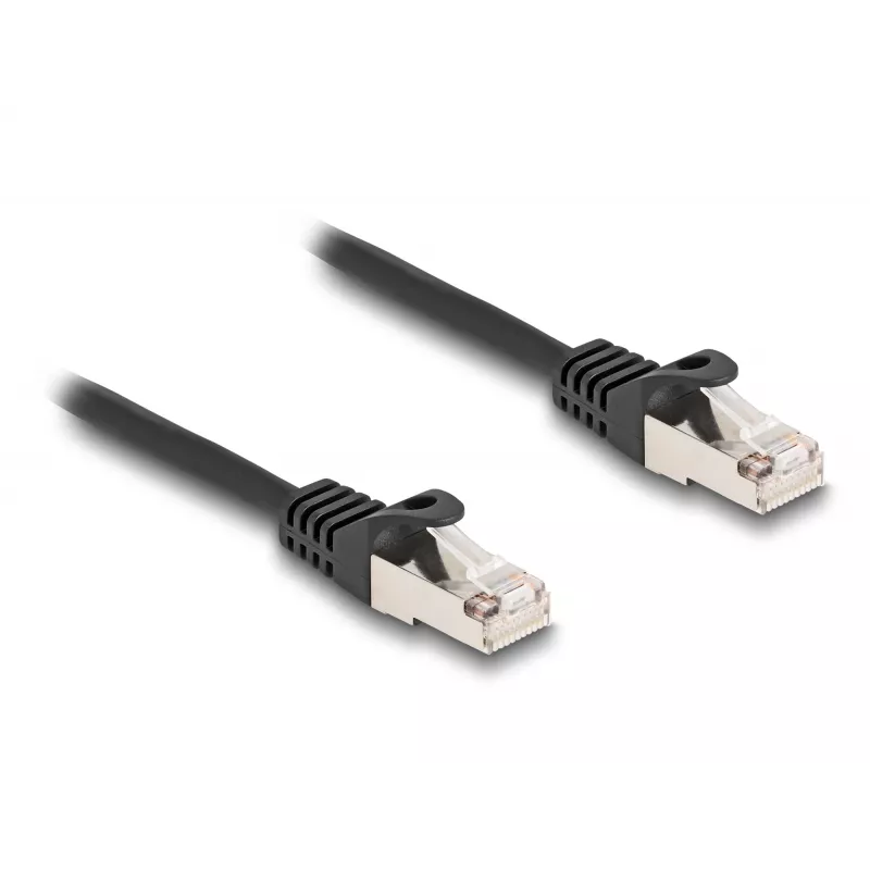 DeLOCK Kabel RJ50 Stecker auf RJ50 Stecker S/FTP 0,5 m schwarz