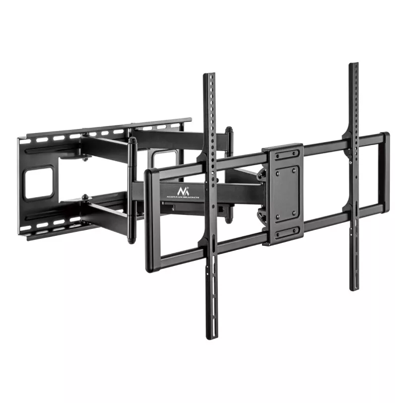 Maclean MC-482 TV-Wandhalterung für 60-120 Zoll flache und gebogene Fernseher bis max. 120 kg, VESA 900x600, schwenkbar, neigbar und drehbar, universelle TV-Halterung