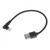 Kabel USB 2.0 auf USB-C abgewinkelt / CC-USB2-AMCML-0,2M GEMBIRD
