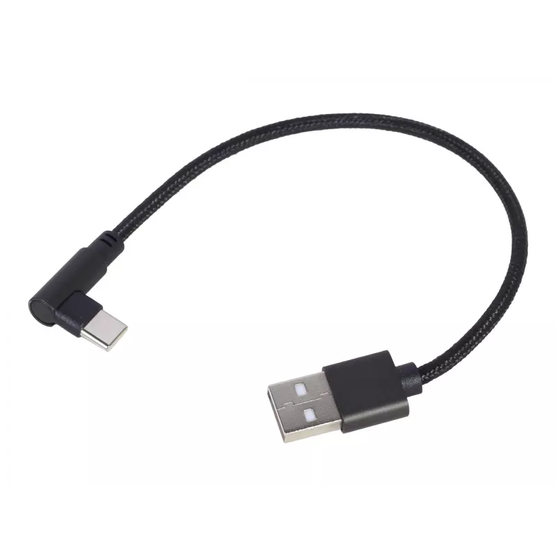 Kabel USB 2.0 auf USB-C abgewinkelt / CC-USB2-AMCML-0,2M GEMBIRD