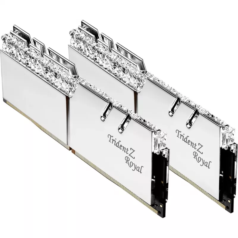 G.Skill Trident Z Royal 32 GB (2x16 GB) DDR4-3600 CL16 Arbeitsspeicher-Kit, Silber