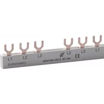 DOEPKE Sammelschiene 4ph. EV-SG3/N.8.120 Gabelschuh 120A, 12 TE EV-SG3/N.8.120 (09920185)
