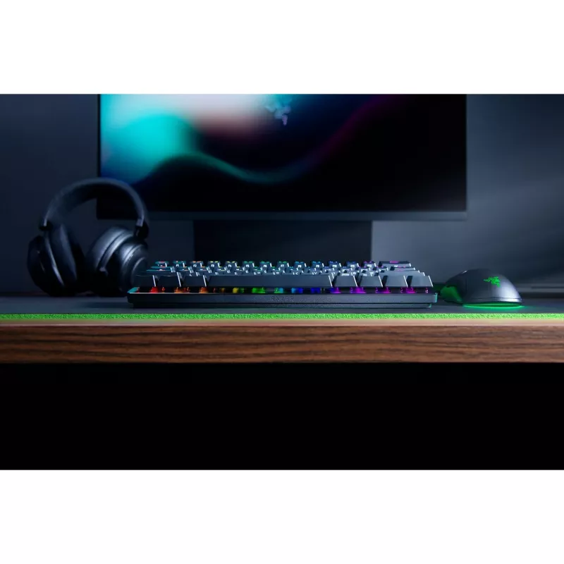 Huntsman Mini, Gaming-Tastatur schwarz, DE-Layout, Razer Linear Optical (Red)