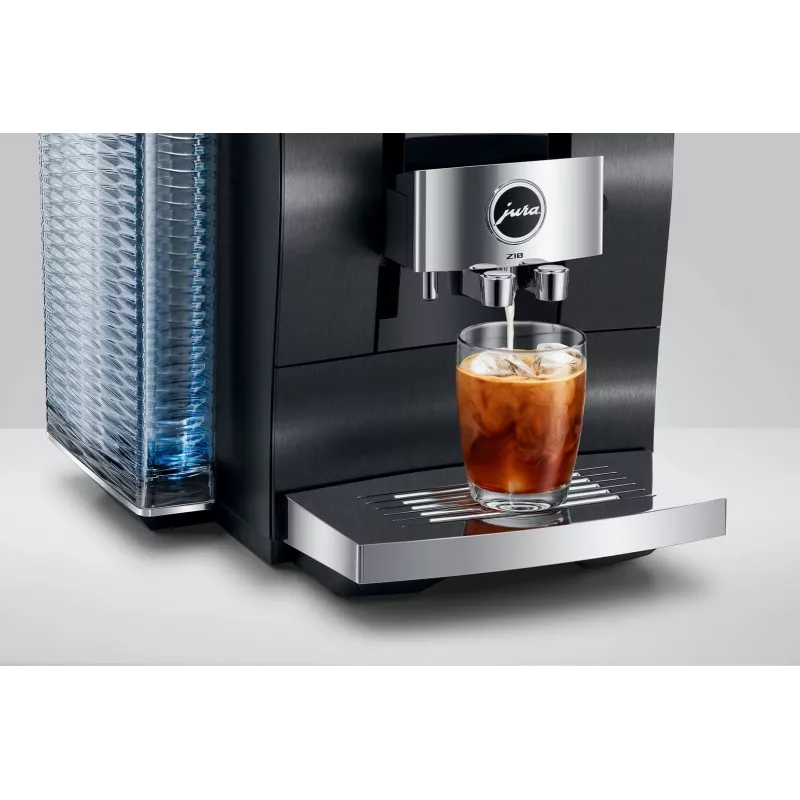 Espressomaschine JURA Z10 Vollautomat 2,4 L Aluminium Schwarz, 1450 W, 15 bar, 51 Getränke
