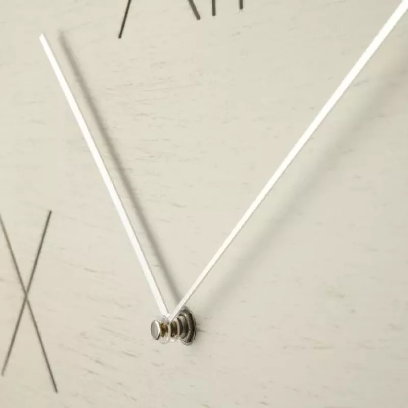 NeXtime Uhr 3104wi Galileo, Ø43 cm, Wand, Altweiß