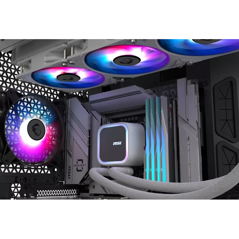 MSI MAG Coreliquid A13 360 Mainboard, Prozessor All-in-One-Flüssigkeitskühler 12 cm Schwarz 1 Stück