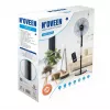 Standventilator NOVEEN F455 40 cm (16 Zoll) mit Fernbedienung, 3 Geschwindigkeiten, Timer, Oszillation, schwarz