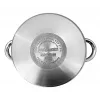 Elektrischer Dampfgarer Maestro MR-2900-18 1500 W Vertikaldampf, 18 cm Kochtopf, 2 l, Edelstahl & Glas, induktionsgeeignet
