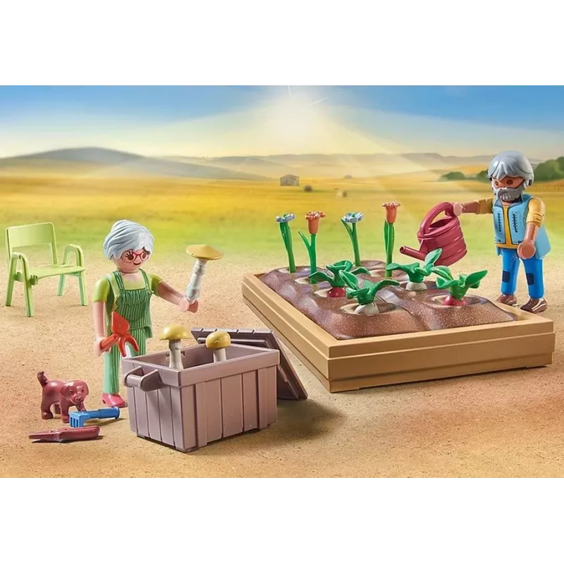 Playmobil 71443 Country: Gemüsegarten mit Großeltern