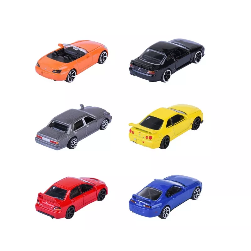 Spielzeugauto-Set Majorette Japan Legends Premium Sortiment, 6 Fahrzeuge, Modell 8502100000