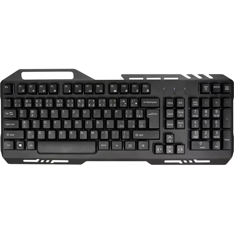 Tastatur YKB 3200 SHADOW metal, LED