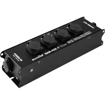 EUROLITE SAB-42X IP T-Con Stromverteiler (Modell 60003765) — wetterfestes Bühnenstromverteilungssystem