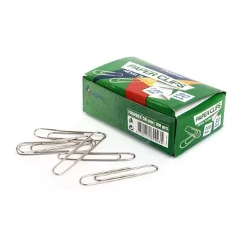 Clips Forpus, weißes Metall, 50 mm rund (100) 1104-003